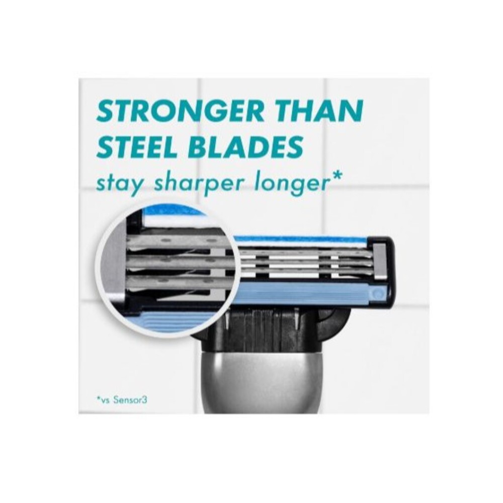 Gillette Mach3 Razor for Men, 1 Razor Handle + 2 Blade Refills - Picture 6 of 10